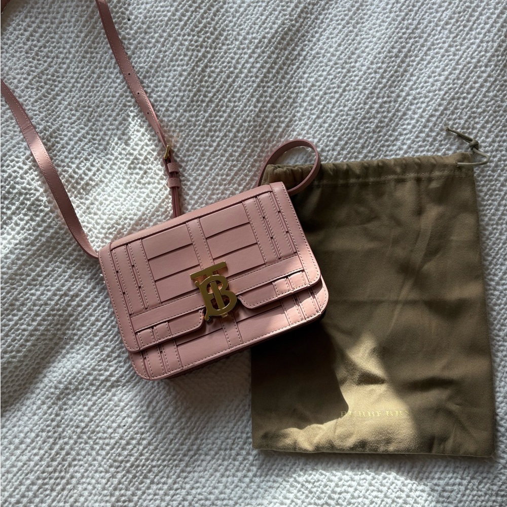 Burberry Woven TB Flap